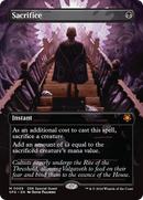 {R} Sacrifice (Borderless) [Duskmourn: House of Horror Special Guests][SPG 069]