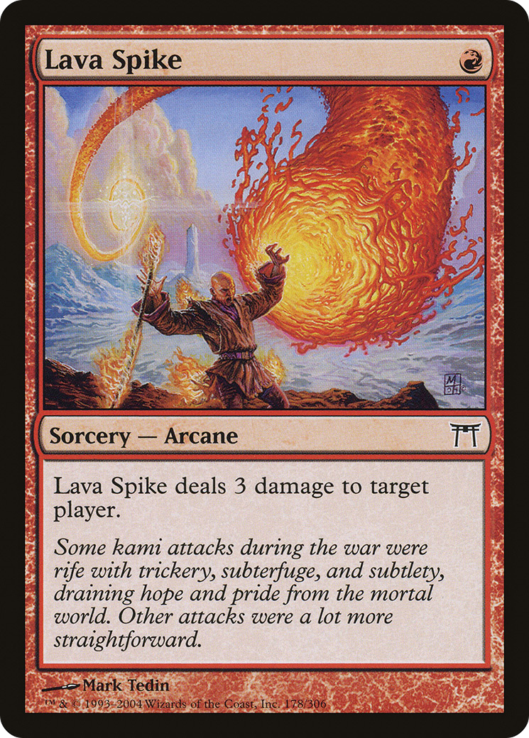 {C} Lava Spike [Champions of Kamigawa][CHK 178]