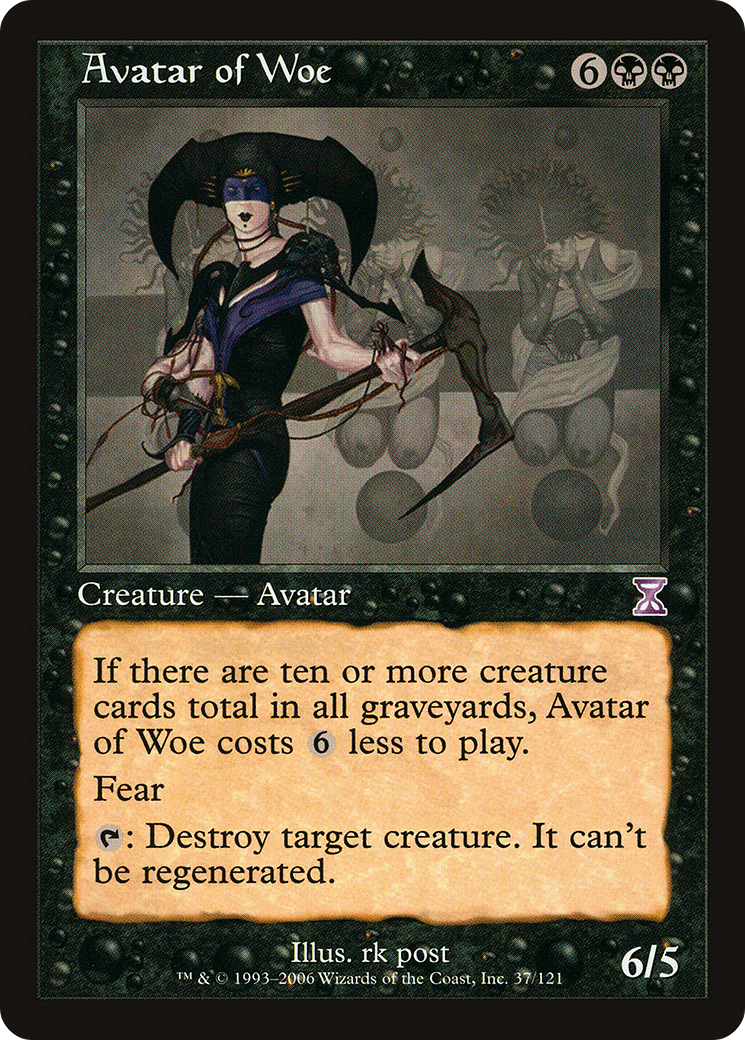 {R} Avatar of Woe [Time Spiral Timeshifted][TSB 037] - Misty Mountain Games