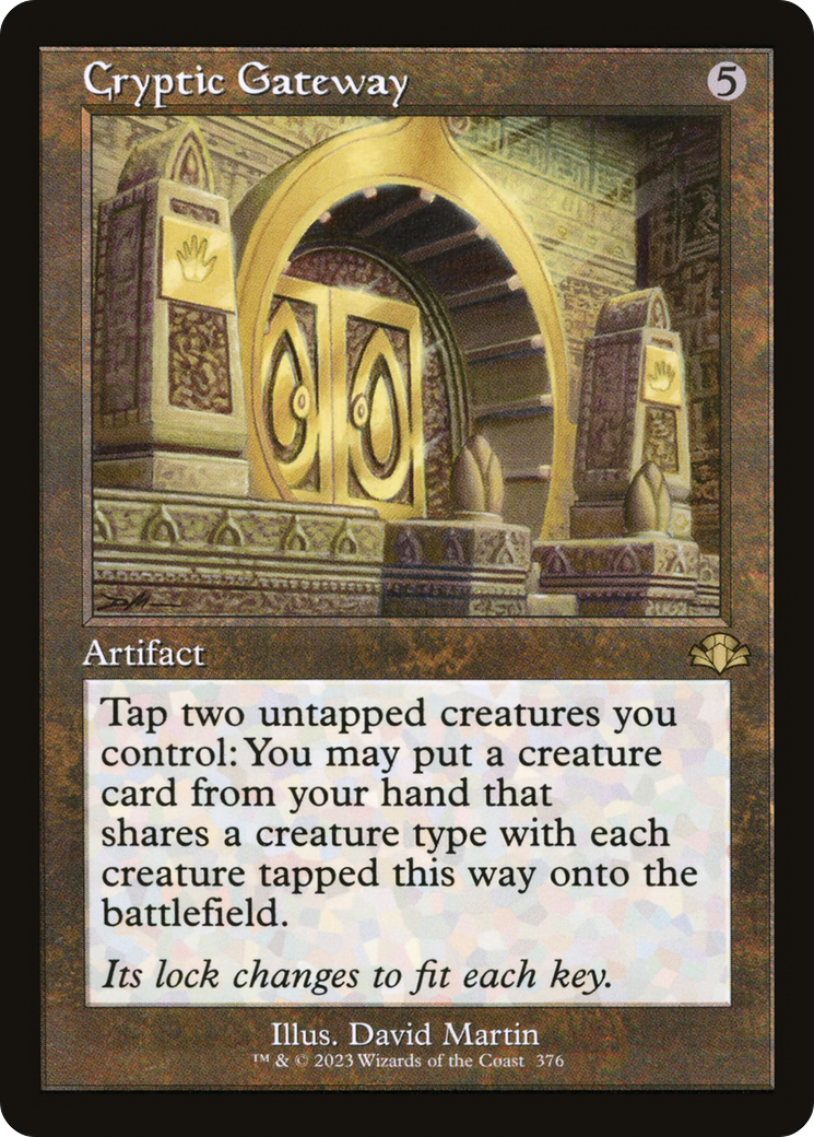 {R} Cryptic Gateway (Retro) [Dominaria Remastered][DMR 376]
