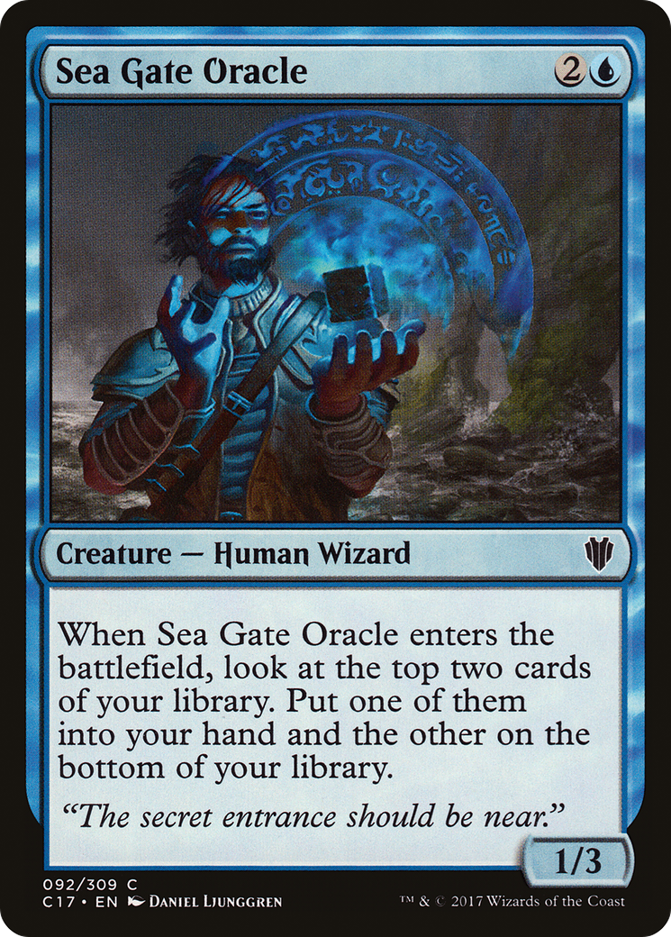 {C} Sea Gate Oracle [Commander 2017][C17 092]