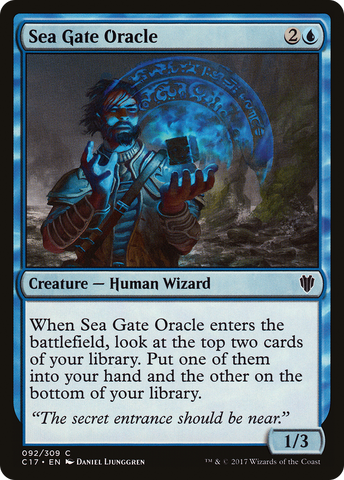 {C} Sea Gate Oracle [Commander 2017][C17 092]