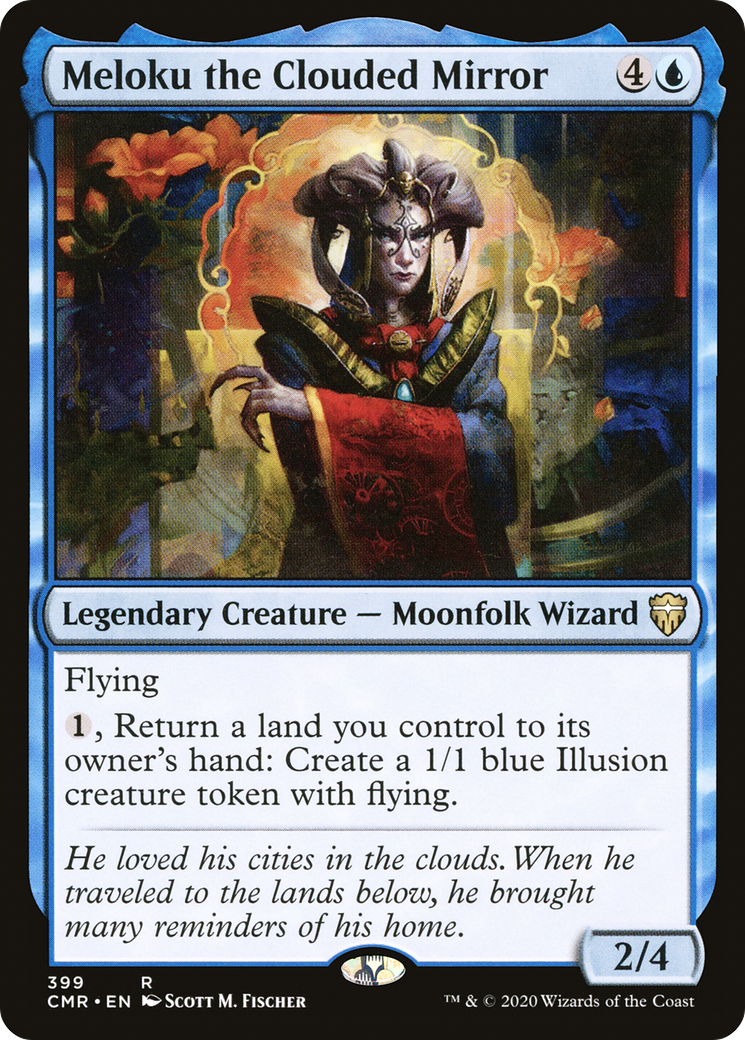 {R} Meloku the Clouded Mirror [Commander Legends][CMR 399]