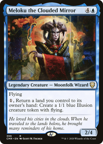 {R} Meloku the Clouded Mirror [Commander Legends][CMR 399]