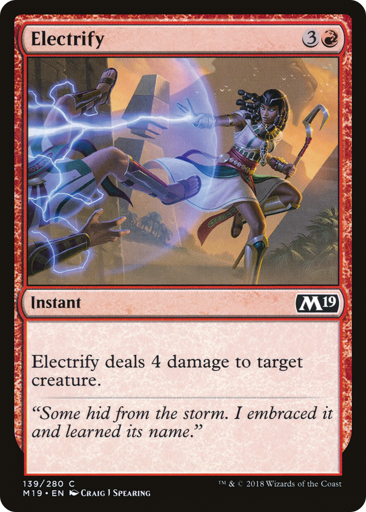 {C} Electrify [Core Set 2019][M19 139]