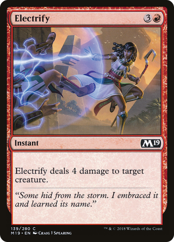 {C} Electrify [Core Set 2019][M19 139]