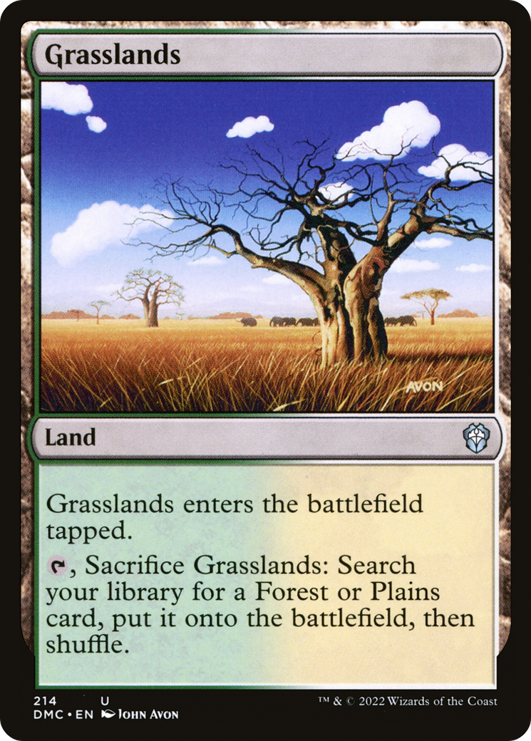 {C} Grasslands [Dominaria United Commander][DMC 214]