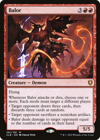 {R} Balor [Commander Legends: Battle for Baldur's Gate][CLB 162]