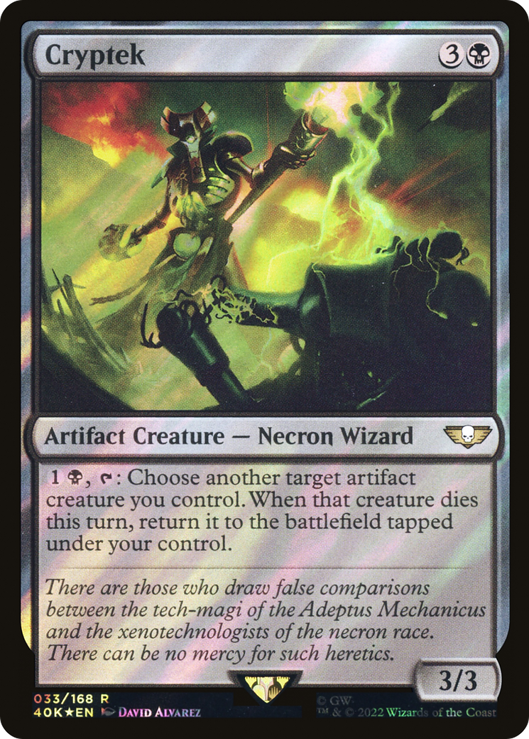{R} Cryptek (Surge Foil) [Universes Beyond: Warhammer 40,000][SF 40K 033]
