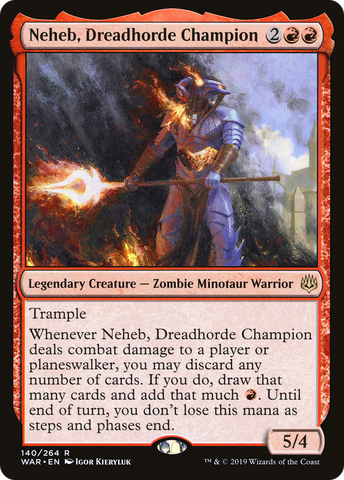 {R} Neheb, Dreadhorde Champion [War of the Spark][WAR 140]