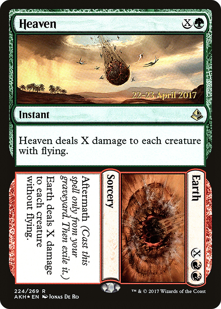 {R} Heaven // Earth [Amonkhet Prerelease Promos][PR AKH 224] - Misty Mountain Games