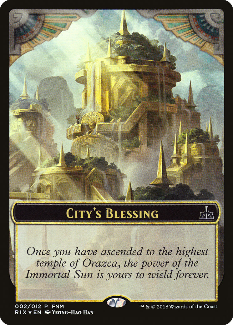 {T} City's Blessing // Elemental [Friday Night Magic 2018][TF18 002]