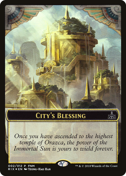 {T} City's Blessing // Elemental [Friday Night Magic 2018][TF18 002]