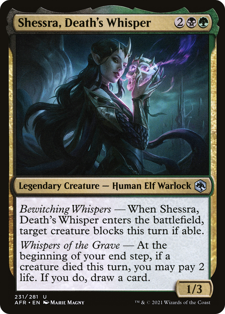 {C} Shessra, Death's Whisper [Dungeons & Dragons: Adventures in the Forgotten Realms][AFR 231]