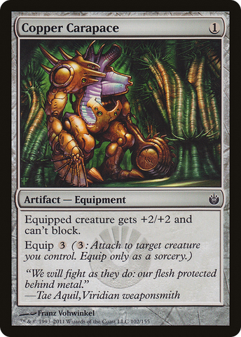 {C} Copper Carapace [Mirrodin Besieged][MBS 102]