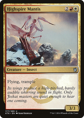 {C} Highspire Mantis [Khans of Tarkir][KTK 177]