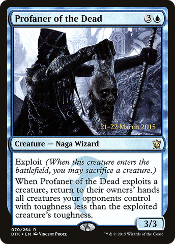 {R} Profaner of the Dead [Dragons of Tarkir Prerelease Promos][PR DTK 070]