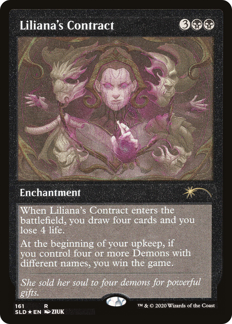 Liliana's Contract [SLD-161★]  Etched Foil