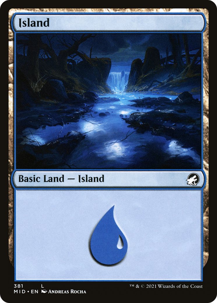 {B}[MID 381] Island (381) [Innistrad: Midnight Hunt]