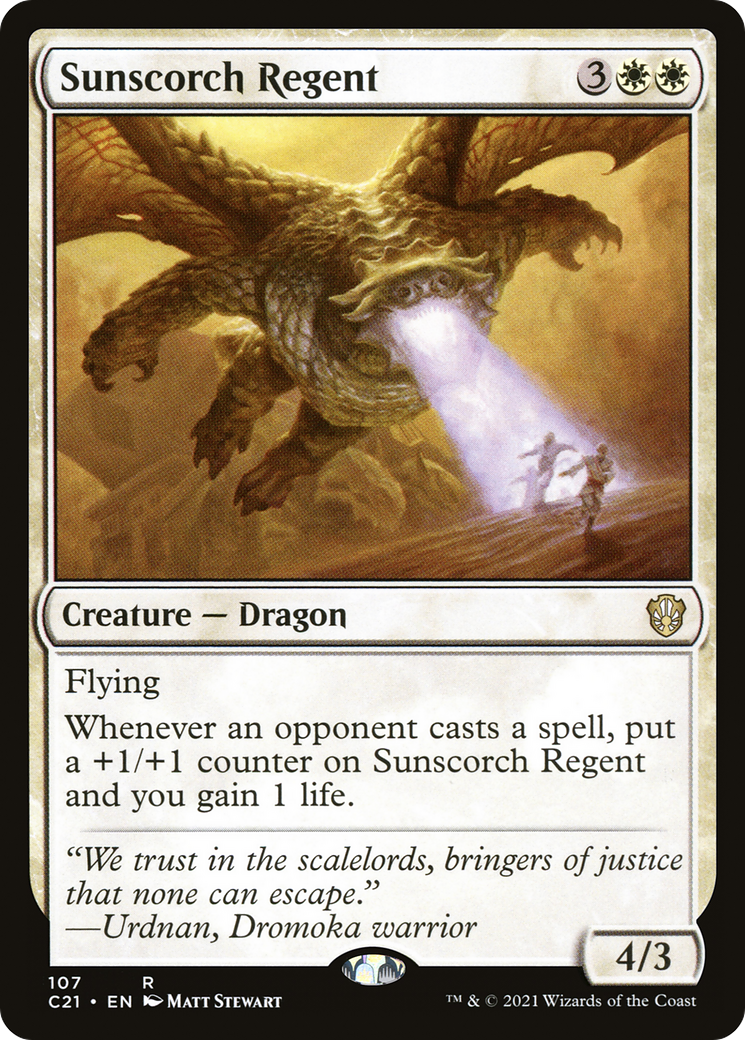 {R} Sunscorch Regent [Commander 2021][C21 107]