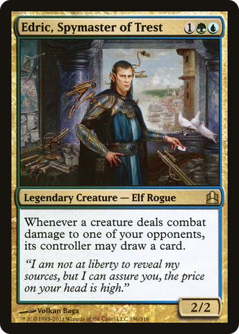 {R} Edric, Spymaster of Trest [Commander 2011][CMD 196]