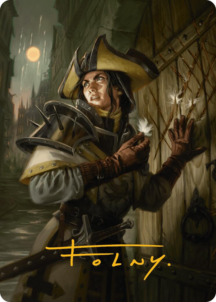 {A} Thraben Inspector Art Card (Gold-Stamped Signature) [Innistrad Remastered Art Series][GS AINR 003]