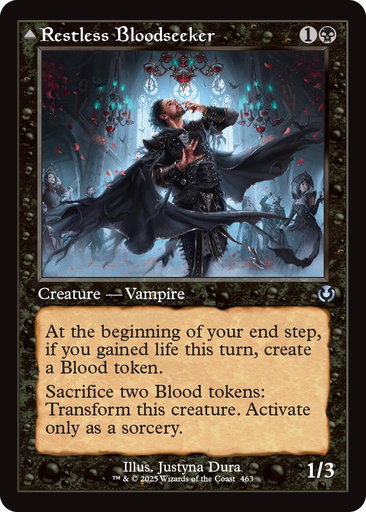 {C} Restless Bloodseeker // Bloodsoaked Reveler (Retro Frame) [Innistrad Remastered][INR 463]