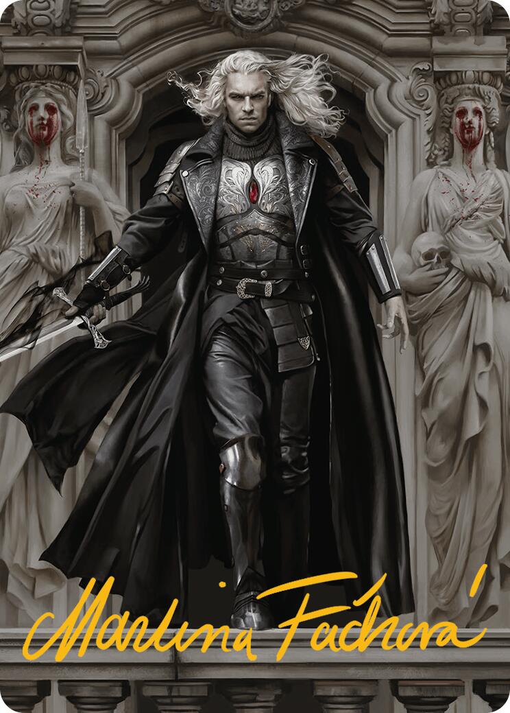 {A} Sorin, Imperious Bloodlord Art Card (Gold-Stamped Signature) [Innistrad Remastered Art Series][GS AINR 018]