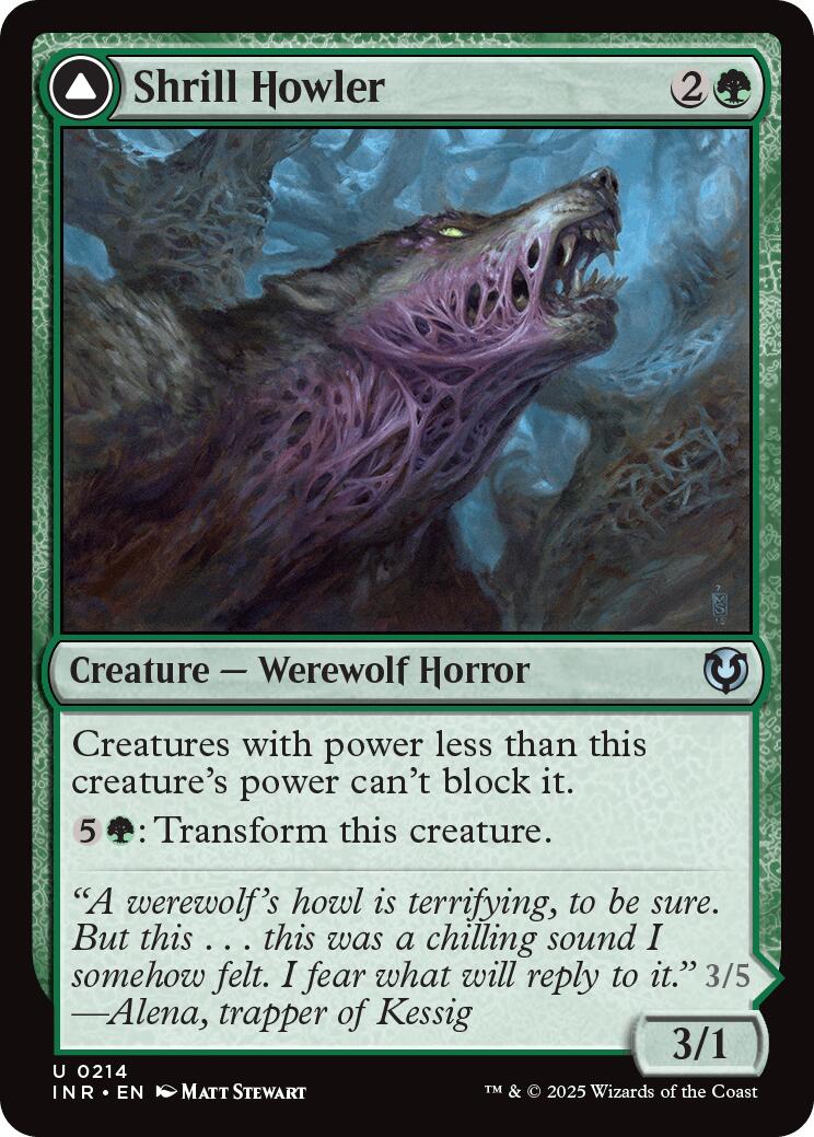 {C} Shrill Howler // Howling Chorus [Innistrad Remastered][INR 214]
