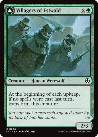 {C} Villagers of Estwald // Howlpack of Estwald [Innistrad Remastered][INR 224]