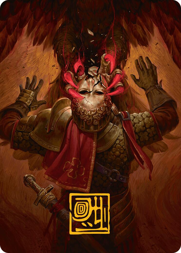 {A} Abrade Art Card (Gold-Stamped Signature) [Innistrad Remastered Art Series][GS AINR 011]