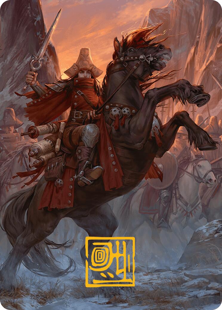 {A} Zealous Conscripts (Gold-Stamped Signature) [Innistrad Remastered Art Series][GS AINR 012]