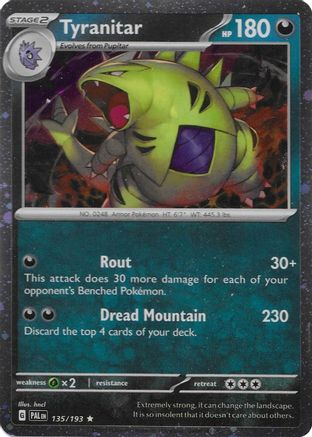 [PKM] Tyranitar (135/193) (Cosmo Foil) [Miscellaneous Cards]
