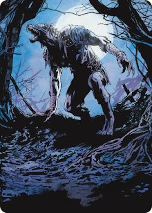 {A} Krallenhorde Howler Art Card [Innistrad Remastered Art Series][AINR 019]