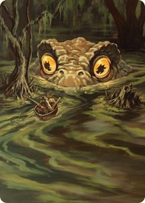 {A} The Gitrog Monster Art Card [Innistrad Remastered Art Series][AINR 025]