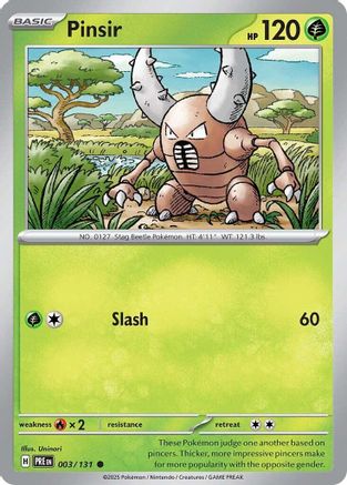 [PKM] Pinsir (003/131) [Scarlet & Violet: Prismatic Evolutions]