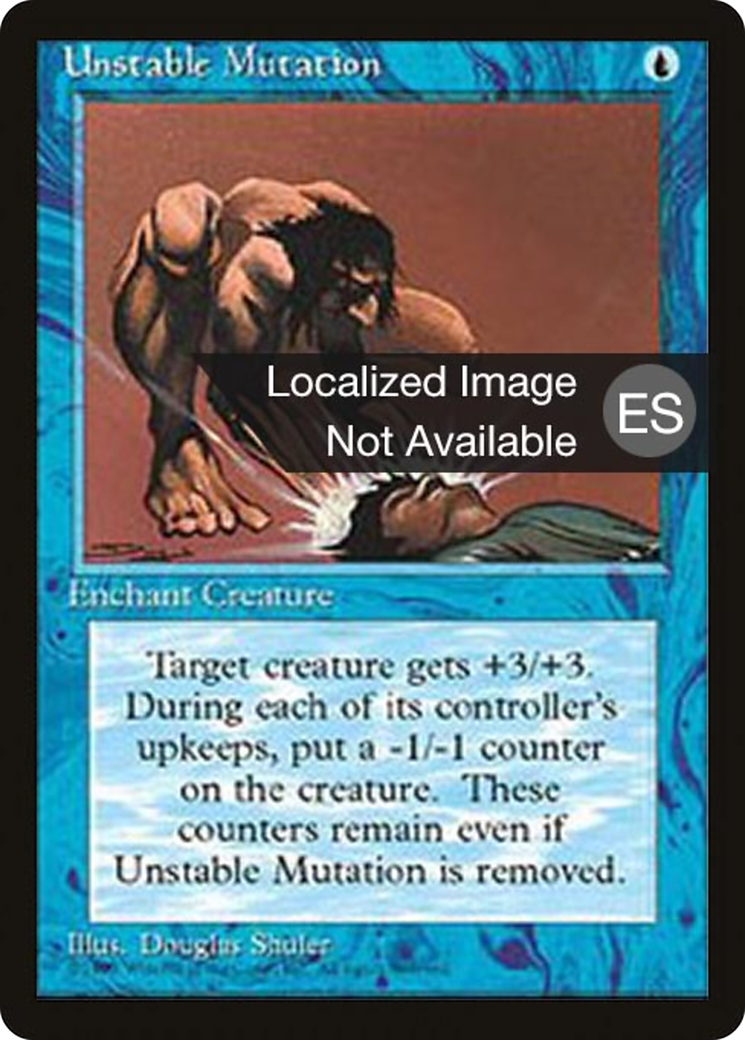 {F} Unstable Mutation [Fourth Edition (Foreign Black Border)][FBB 4ED 110]