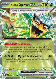 [PKM] Teal Mask Ogerpon ex (012/131) [Scarlet & Violet: Prismatic Evolutions]