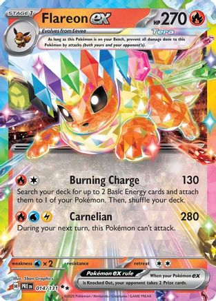 [PKM] Flareon ex (014/131) [Scarlet & Violet: Prismatic Evolutions]