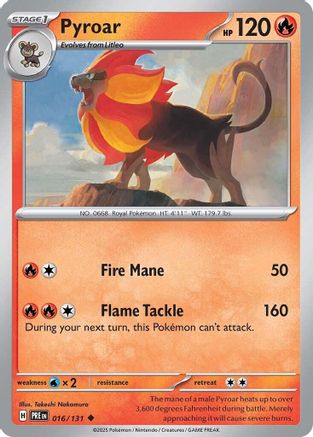 [PKM] Pyroar (016/131) [Scarlet & Violet: Prismatic Evolutions]