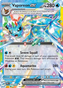 [PKM] Vaporeon ex (023/131) [Scarlet & Violet: Prismatic Evolutions]