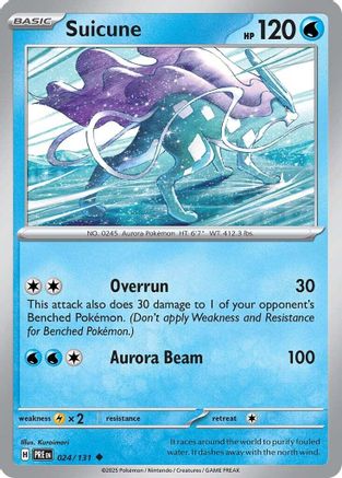 [PKM] Suicune (024/131) [Scarlet & Violet: Prismatic Evolutions]
