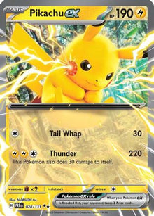 [PKM] Pikachu ex (028/131) [Scarlet & Violet: Prismatic Evolutions]