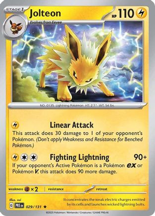 [PKM] Jolteon (029/131) [Scarlet & Violet: Prismatic Evolutions]