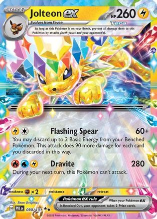 [PKM] Jolteon ex (030/131) [Scarlet & Violet: Prismatic Evolutions]