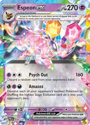 [PKM] Espeon ex (034/131) [Scarlet & Violet: Prismatic Evolutions]