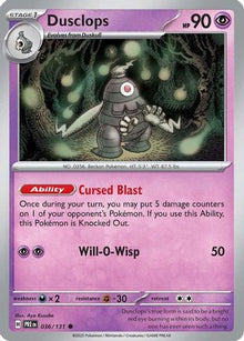 [PKM] Dusclops (036/131) [Scarlet & Violet: Prismatic Evolutions]