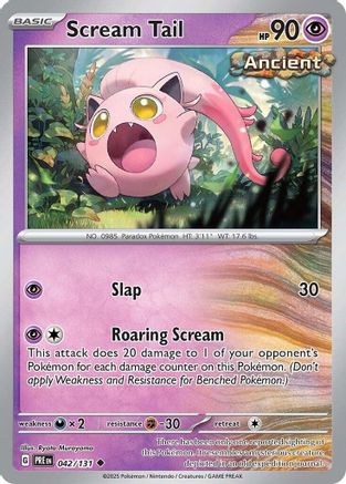 [PKM] Scream Tail (042/131) [Scarlet & Violet: Prismatic Evolutions]