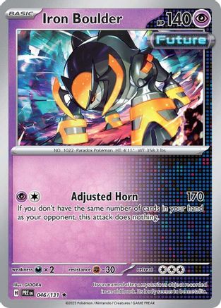 [PKM] Iron Boulder (046/131) [Scarlet & Violet: Prismatic Evolutions]