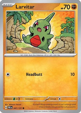 [PKM] Larvitar (047/131) [Scarlet & Violet: Prismatic Evolutions]